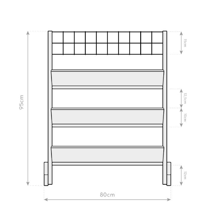 WESTMANN Kräuterregal Viktoria L